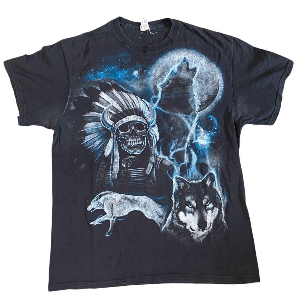 Native American Wolf Tshirt